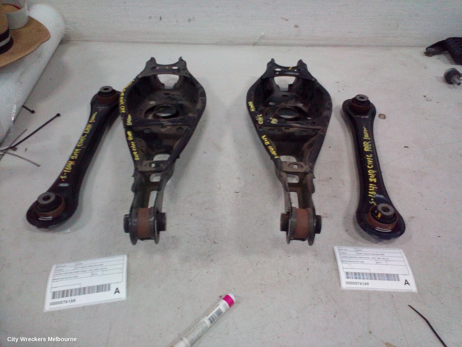 HONDA CIVIC RIGHT REAR TRAILING ARM, LOWER CONTROL ARM-REAR, 10TH GEN, 05/2016 ONWARDS