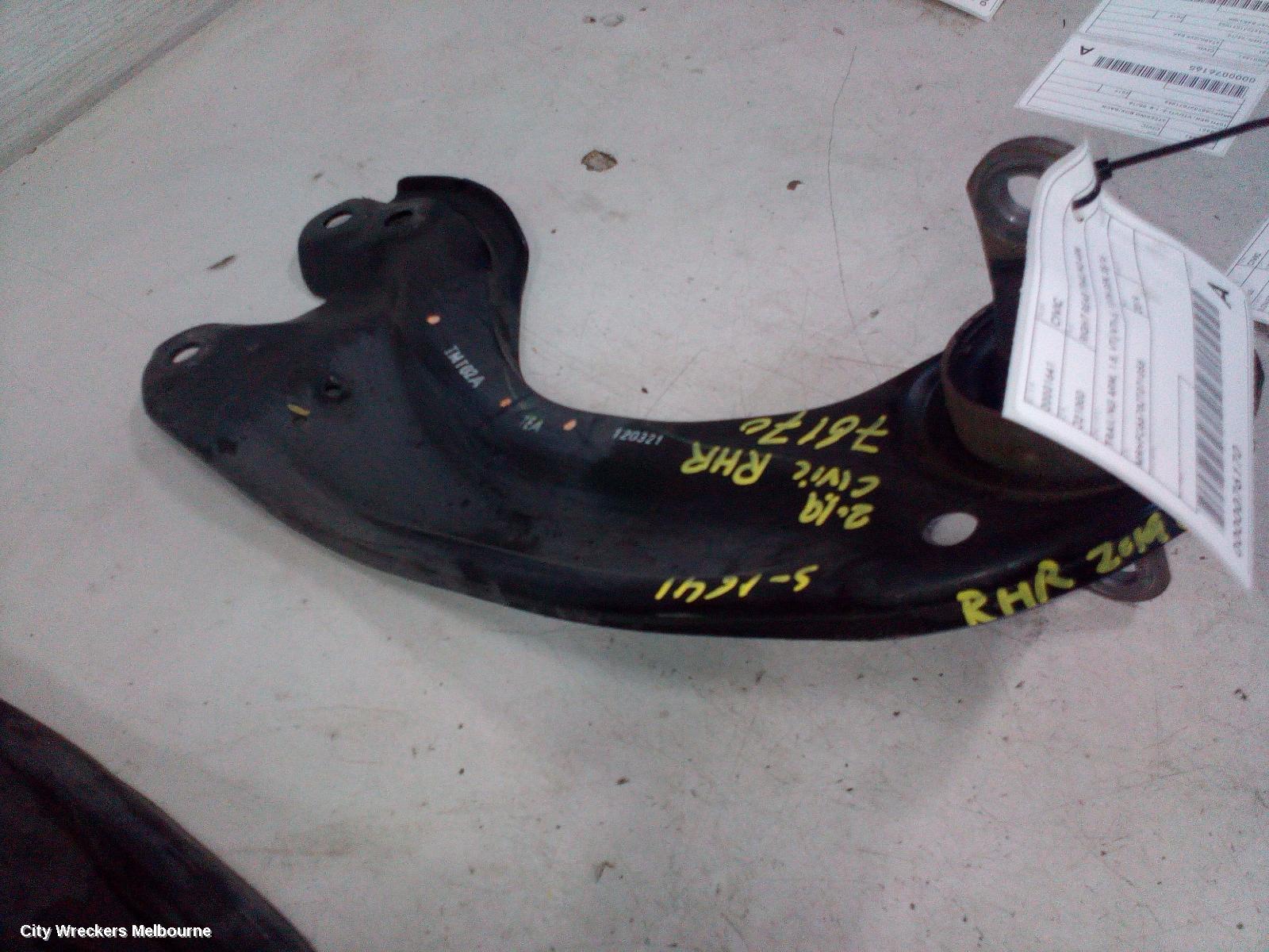 HONDA CIVIC RIGHT REAR TRAILING ARM, TRAILING ARM, 1.8, VTI/VTI-S, 10TH GEN, 05/2016 ONWARDS