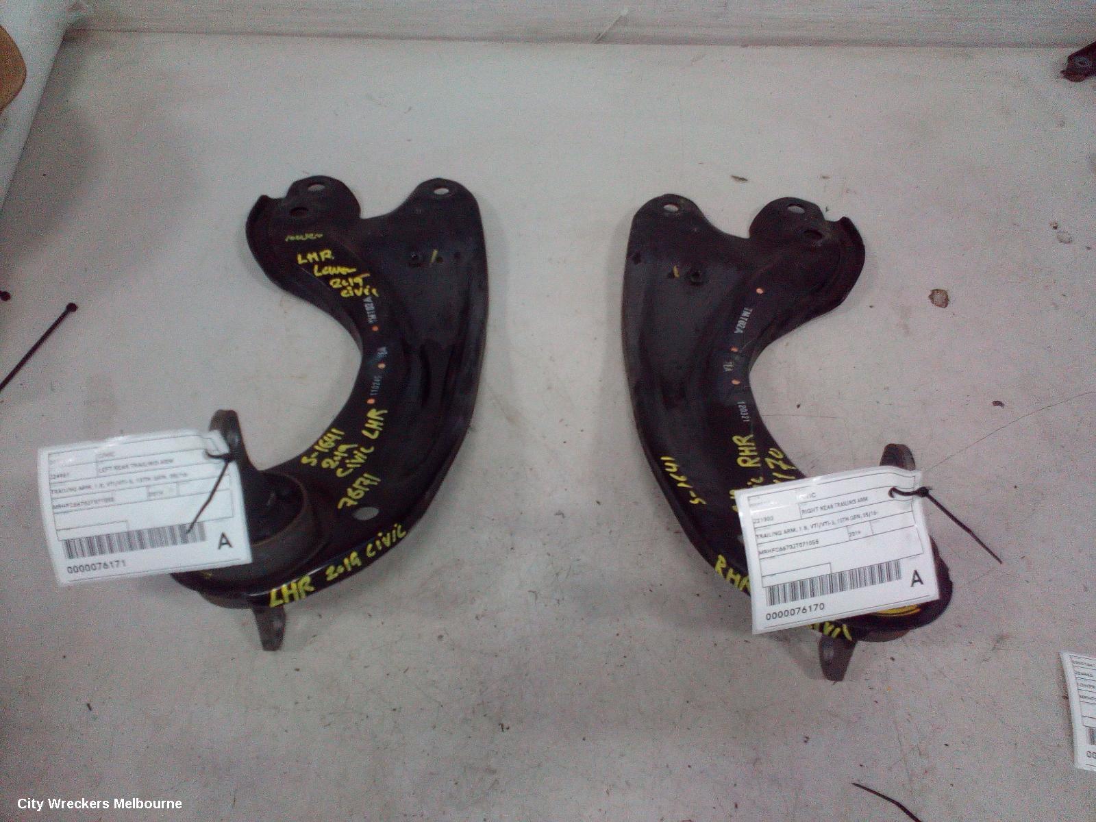 HONDA CIVIC LEFT REAR TRAILING ARM, TRAILING ARM, 1.8, VTI/VTI-S, 10TH GEN, 05/2016 ONWARDS