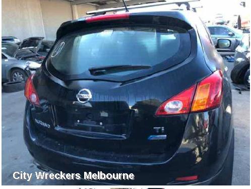 NISSAN MURANO REAR BUMPER, Z51, BUMPER BAR, NON PARK SENSOR TYPE, 12/2008 - 01/2015