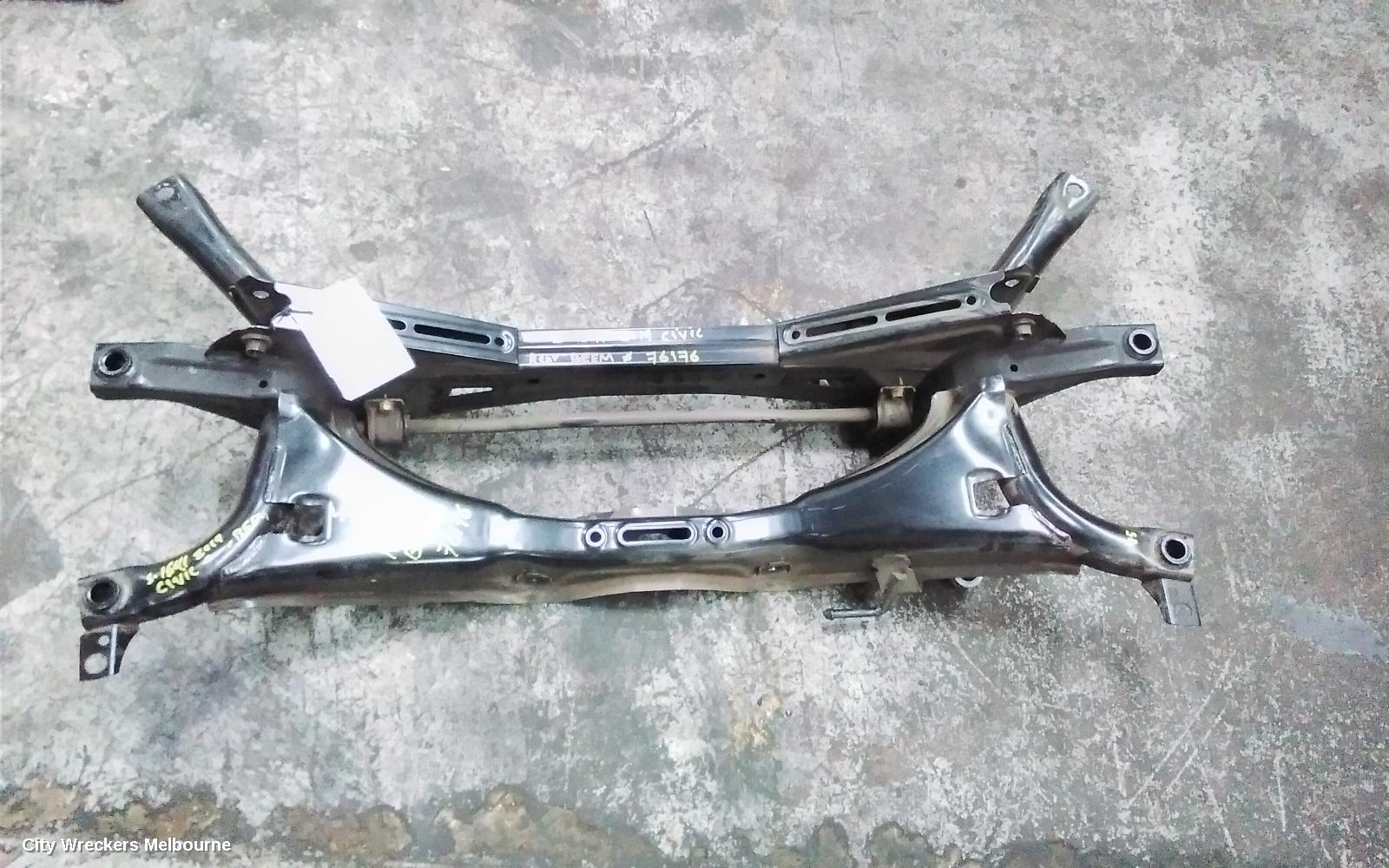 HONDA CIVIC R BEAM/CRADLE/XMEMBR, 10TH GEN, 05/2016 - 08/2021