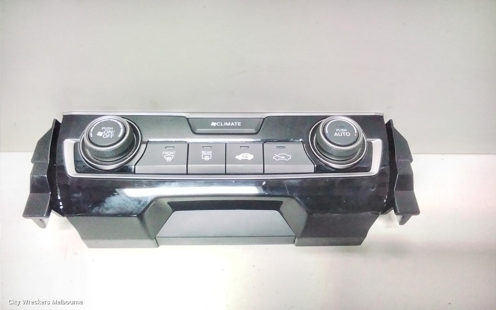 HONDA CIVIC HEATER/AC CONTROLS, 10TH GEN, CLIMATE CONTROL TYPE, 05/2016 - 03/2020