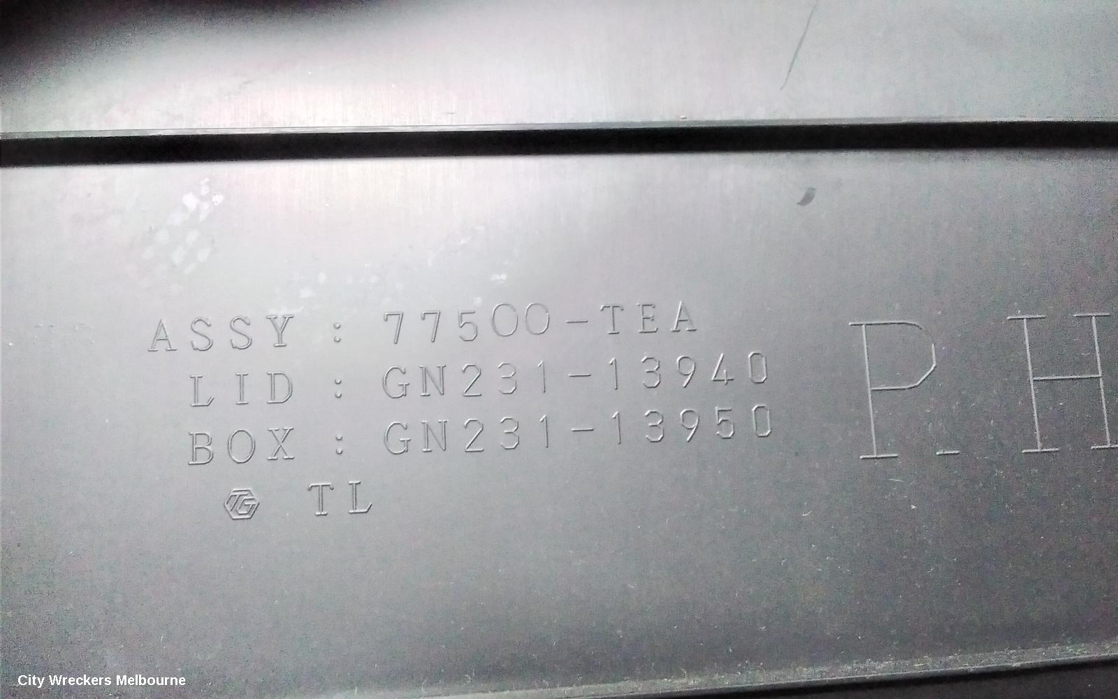 HONDA CIVIC GLOVE BOX, 10TH GEN, 05/2016 - 08/2021