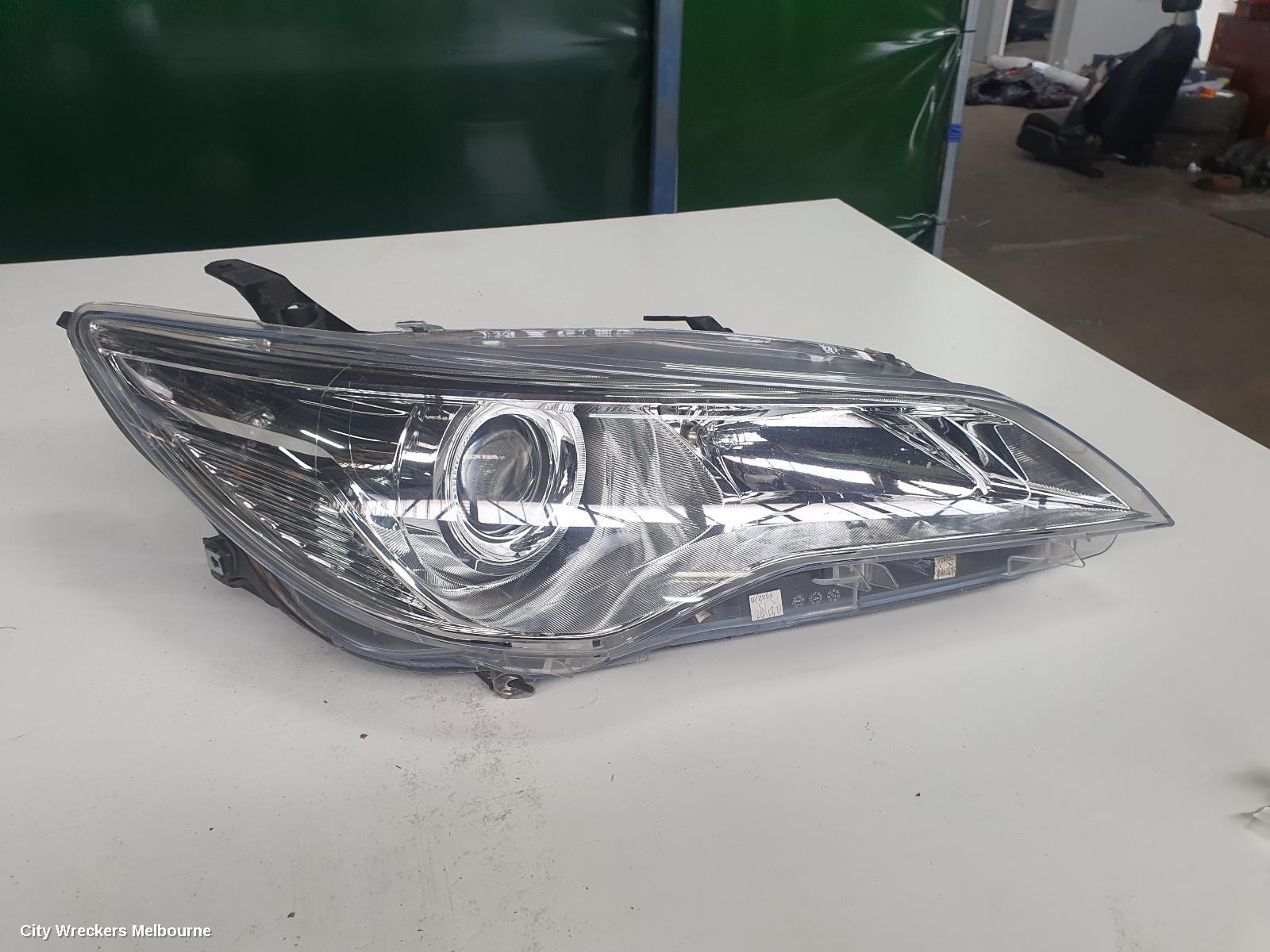 TOYOTA CAMRY RIGHT HEADLAMP, ASV50, ALTISE/ATARA S/ATARA SX, CHROME INSERT TYPE, 05/2015 - 10/2017