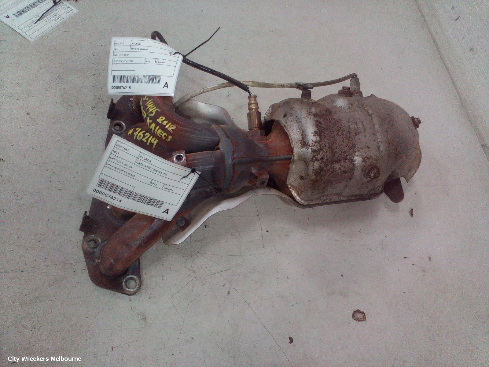 RENAULT KALEOS CATALYTIC CONVERTER, MANIFOLD-CAT TYPE, 2.5, PETROL, H45, 09/2008 - 04/2016