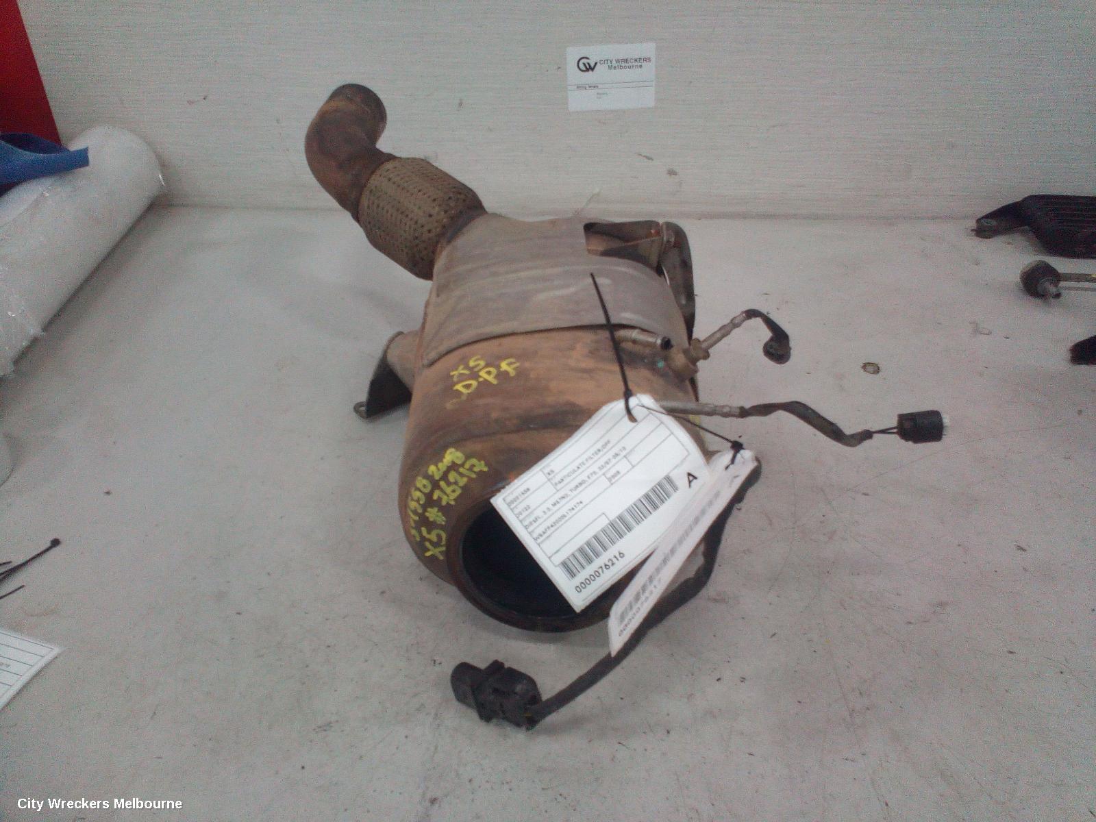 BMW X5 PARTICULATE FILTER/DPF, DIESEL, 3.0, M57N2, TURBO, E70, 03/2007 - 05/2010