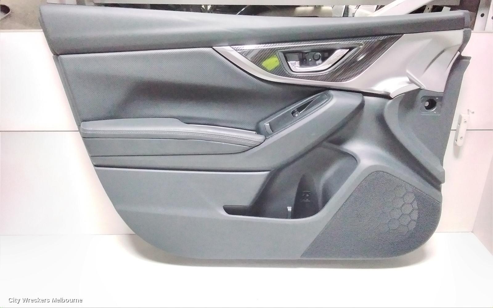 SUBARU IMPREZA DOOR TRIM, LH FRONT, G5, LEATHER, 11/2016 ONWARDS
