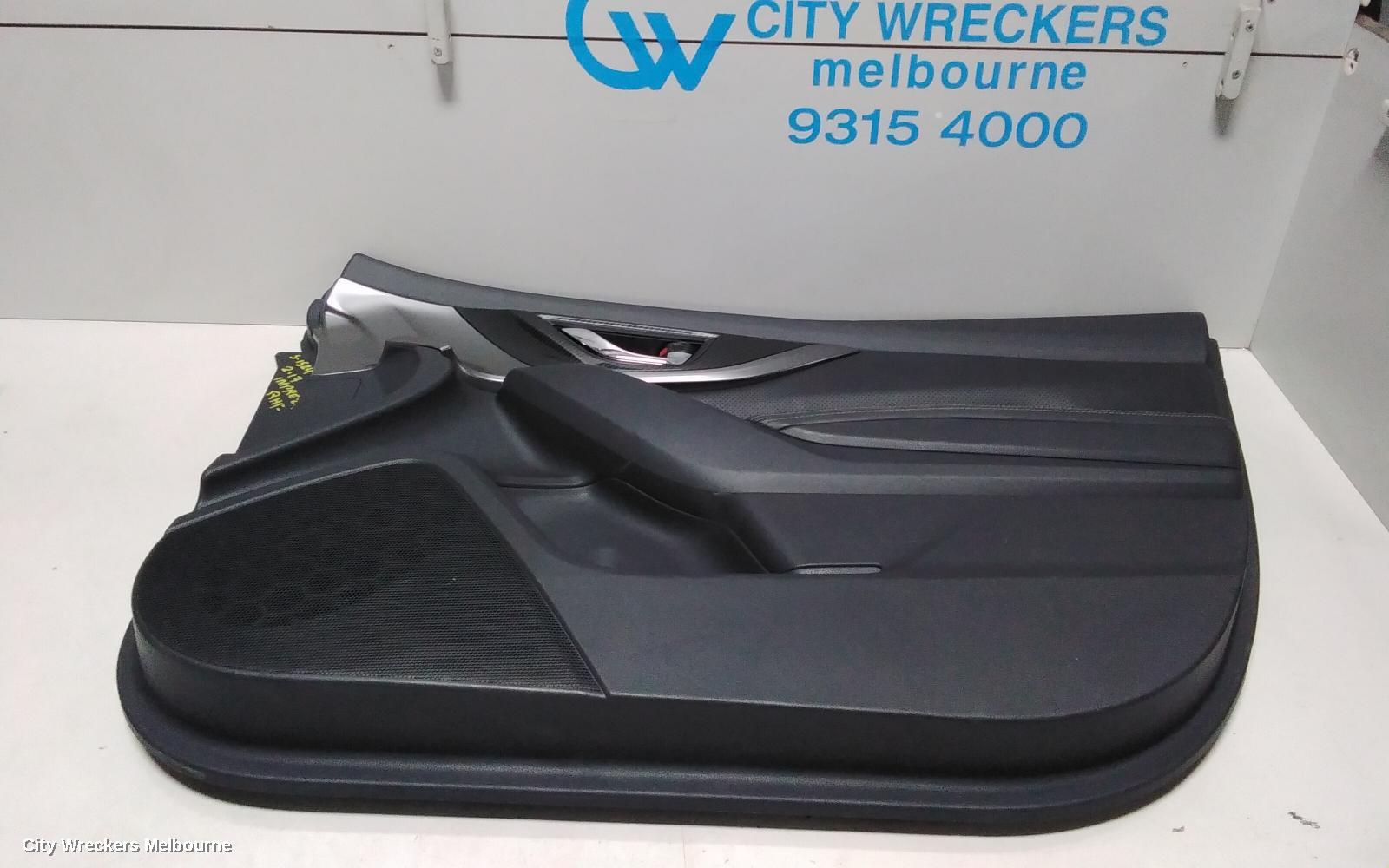 SUBARU IMPREZA DOOR TRIM, RH FRONT, G5, LEATHER, 11/2016 ONWARDS
