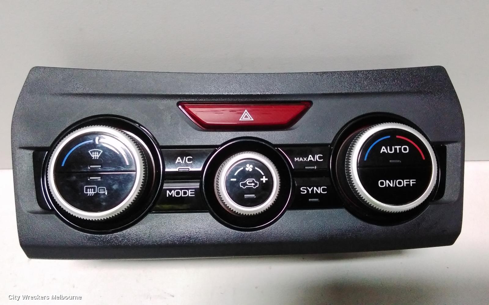 SUBARU IMPREZA HEATER/AC CONTROLS, G5, DUAL ZONE CLIMATE CONTROL TYPE, 11/2016 ONWARDS