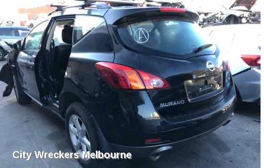 NISSAN MURANO REAR BUMPER, Z51, BUMPER BAR, NON PARK SENSOR TYPE, 12/2008 - 01/2015
