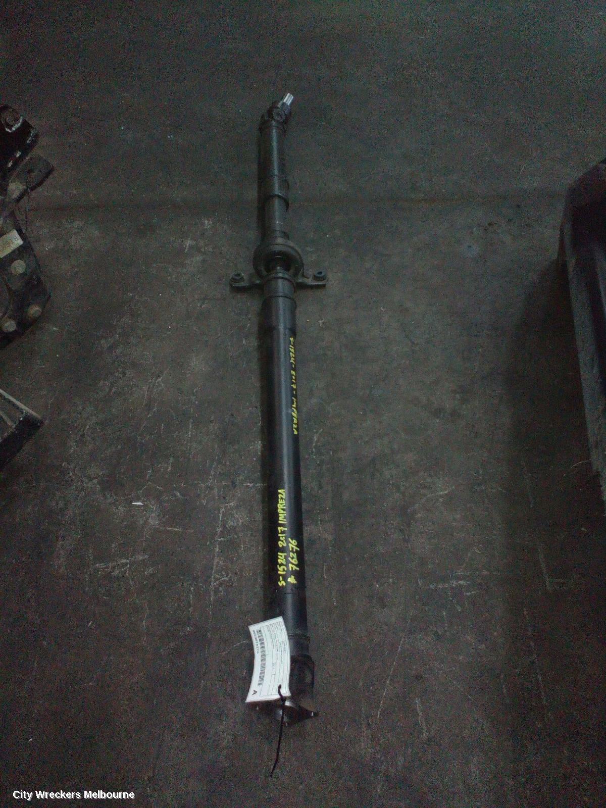 SUBARU IMPREZA REAR DRIVE SHAFT, G5, 2.0, FB20, AUTO T/M, 11/2016 ONWARDS