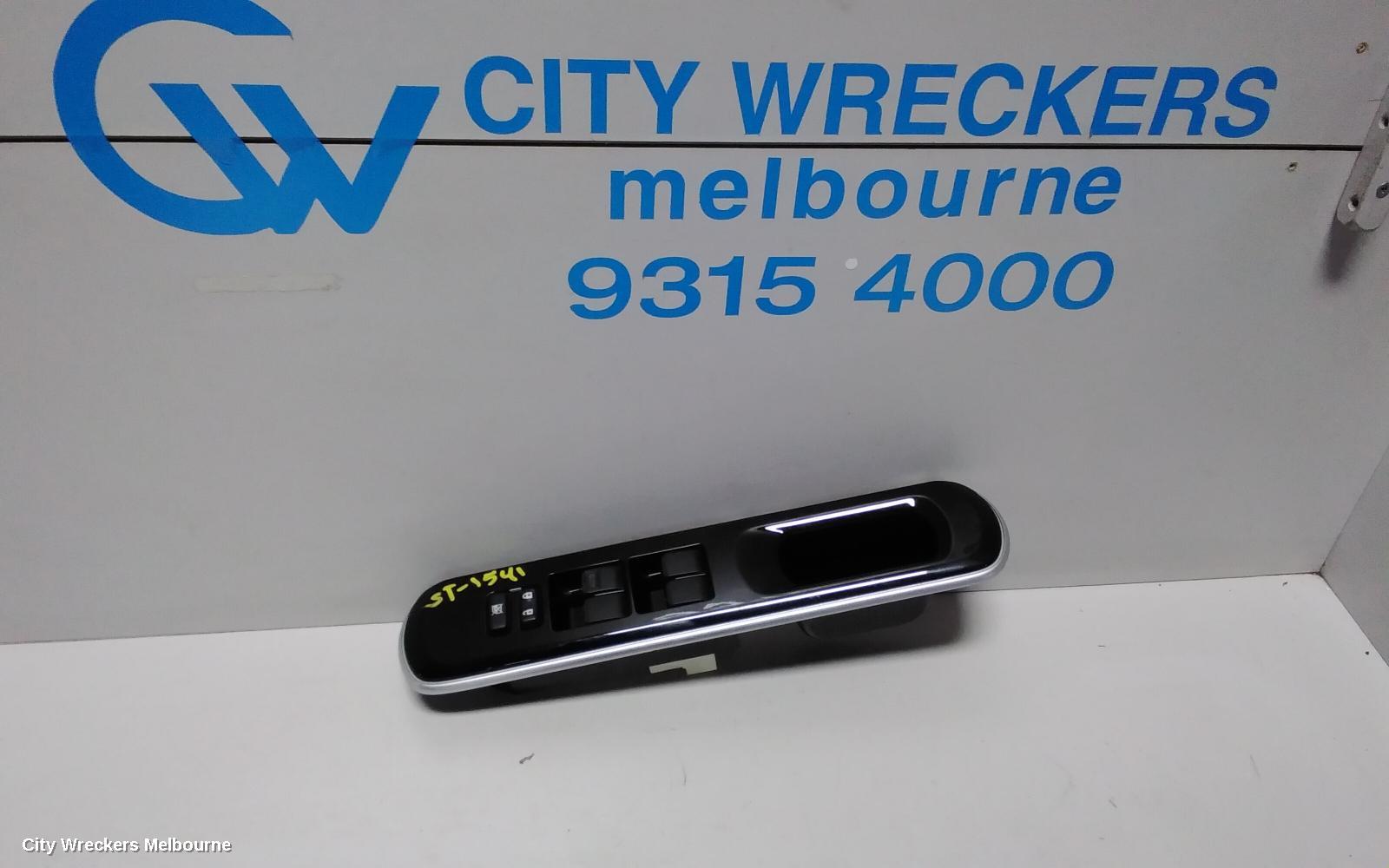TOYOTA PRIUS PWR DR WIND SWITCH, NHP10R, PRIUS C, RH FRONT (MASTER SWITCH), ALL DOORS ELEC, 12/2011 - 03/2020