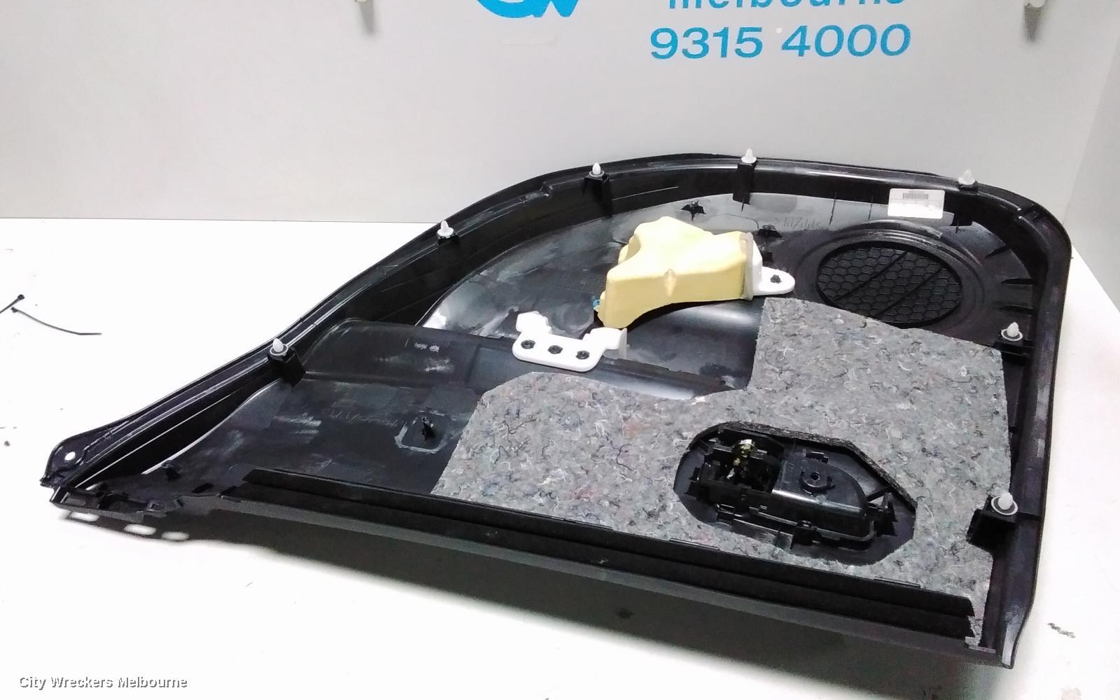 TOYOTA PRIUS DOOR TRIM, NHP10R, PRIUS C, LH REAR, LEATHER, 12/2011 ONWARDS