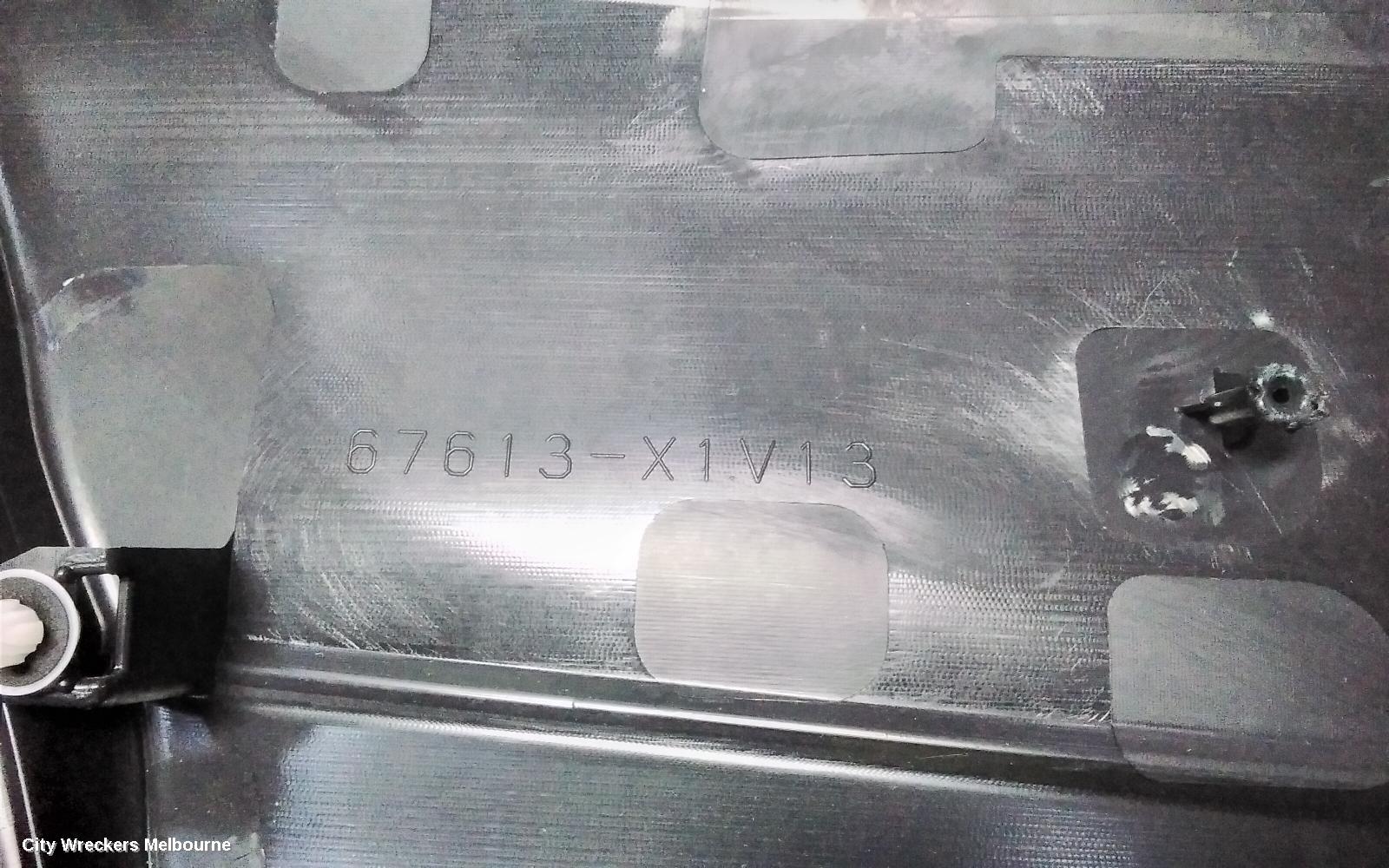TOYOTA PRIUS DOOR TRIM, NHP10R, PRIUS C, RH REAR, LEATHER, 12/2011 ONWARDS
