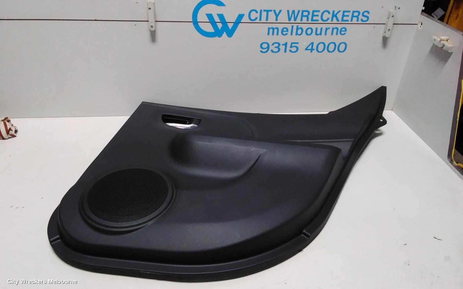 TOYOTA PRIUS DOOR TRIM, NHP10R, PRIUS C, RH REAR, LEATHER, 12/2011 ONWARDS
