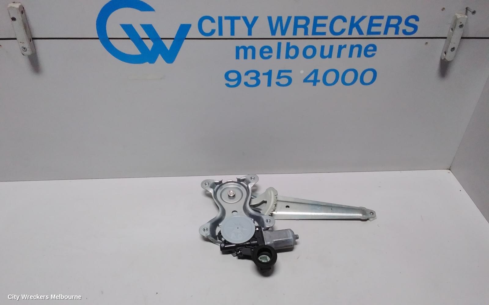 TOYOTA PRIUS RIGHT REAR WND REG/MOTOR, NHP10R, PRIUS C, 12/2011 - 03/2020