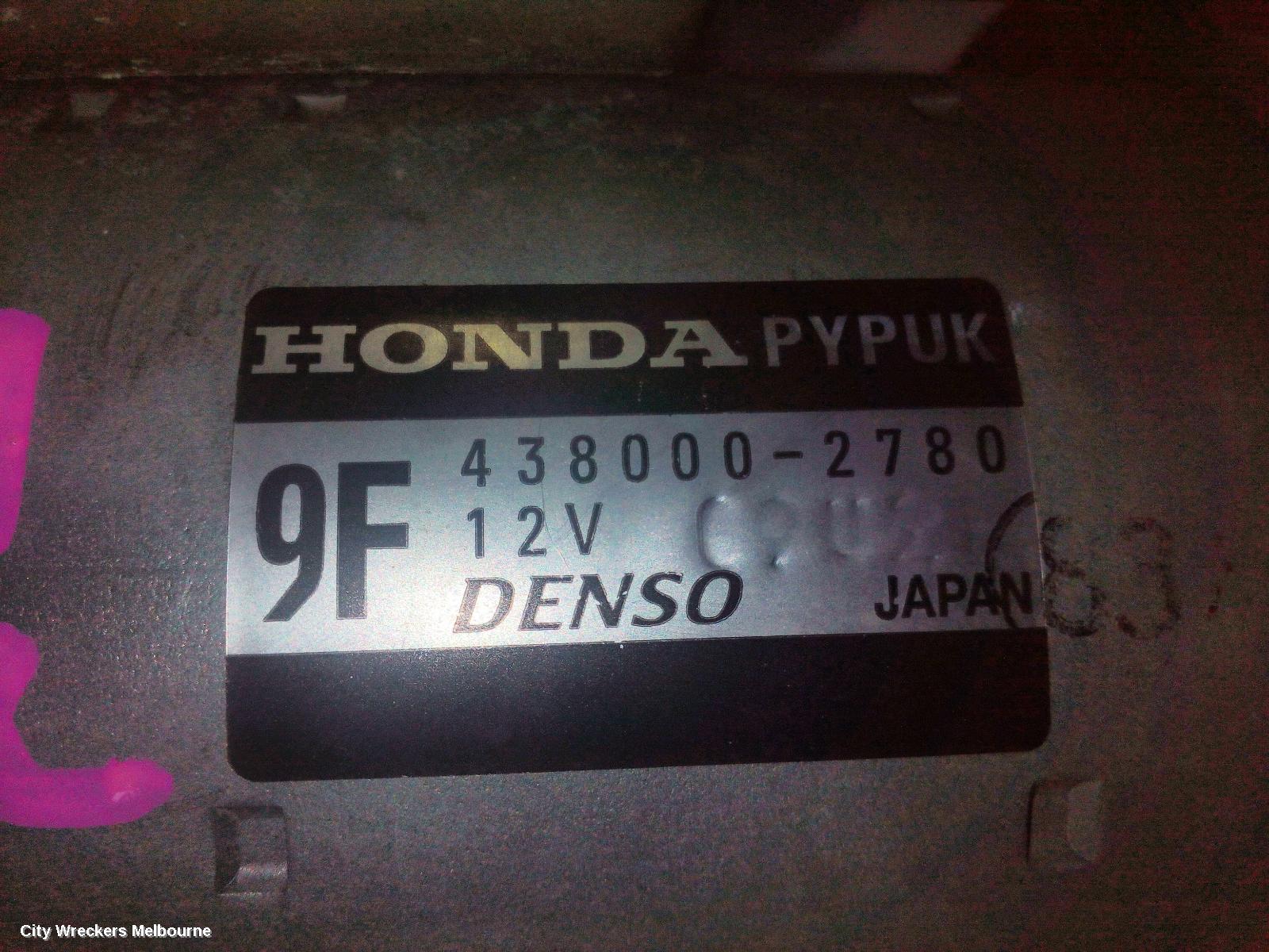 HONDA CIVIC STARTER, PETROL, 1.5, 10TH GEN, 05/2016 ONWARDS