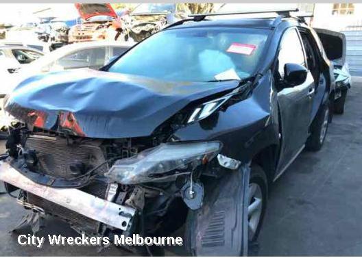NISSAN MURANO REAR BUMPER, Z51, BUMPER BAR, NON PARK SENSOR TYPE, 12/2008 - 01/2015