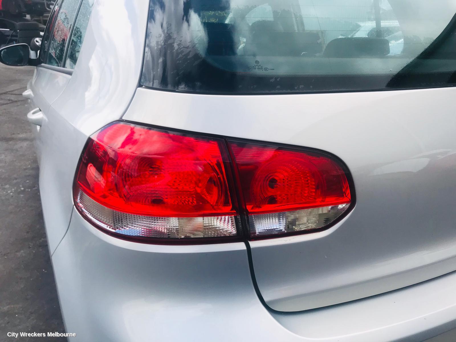VOLKSWAGEN GOLF LEFT TAILLIGHT, GEN 6, 3DR/5DR HATCH, 12/2008 - 03/2013