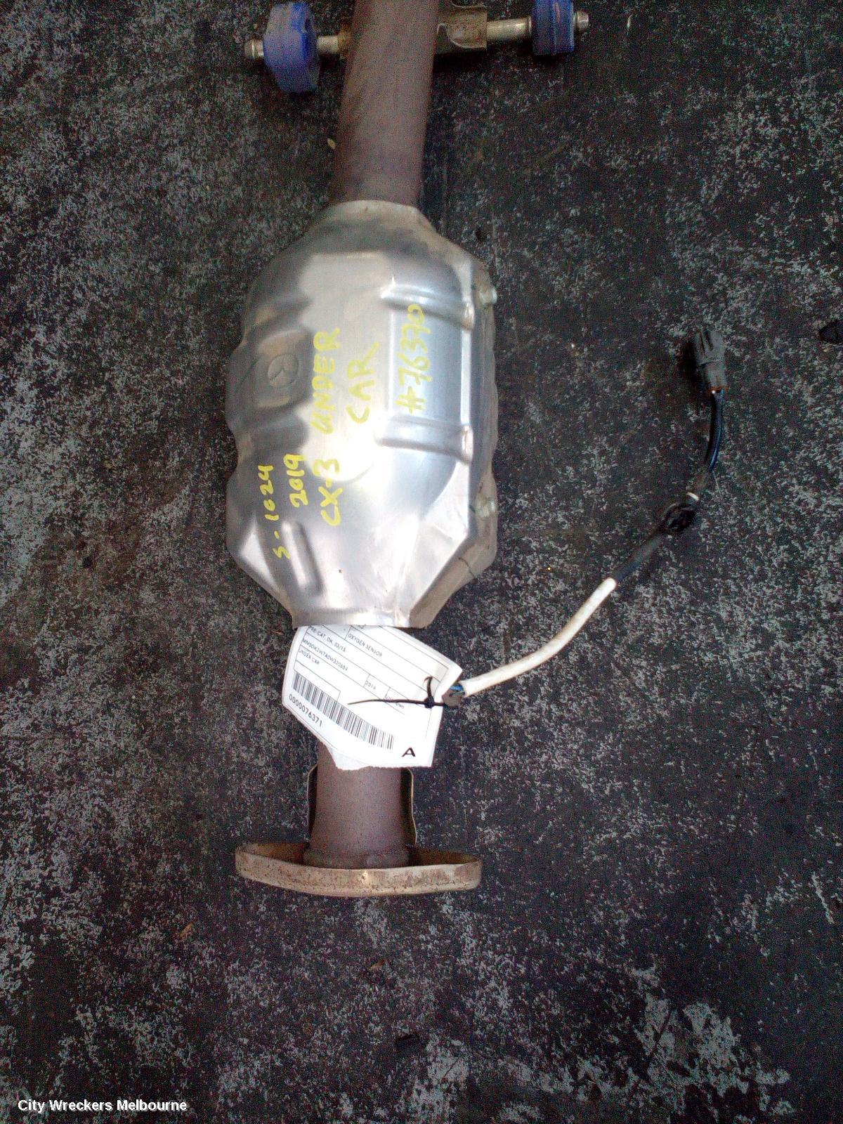 MAZDA CX3 CATALYTIC CONVERTER, UNDER CAR-CAT TYPE, 2.0, PETROL, DK, 03/2015 ONWARDS