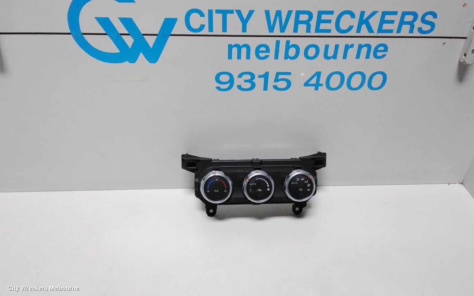 MAZDA CX3 HEATER/AC CONTROLS, DK, CLIMATE CONTROL TYPE, 03/2015 ONWARDS