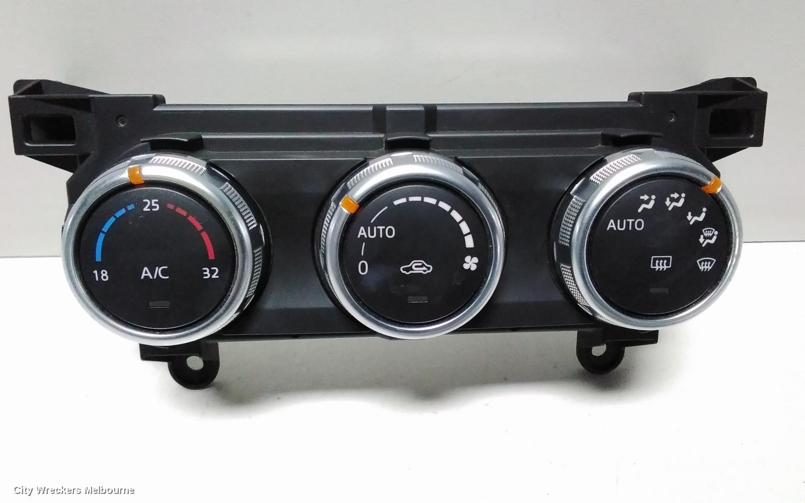 MAZDA CX3 HEATER/AC CONTROLS, DK, CLIMATE CONTROL TYPE, 03/2015 ONWARDS