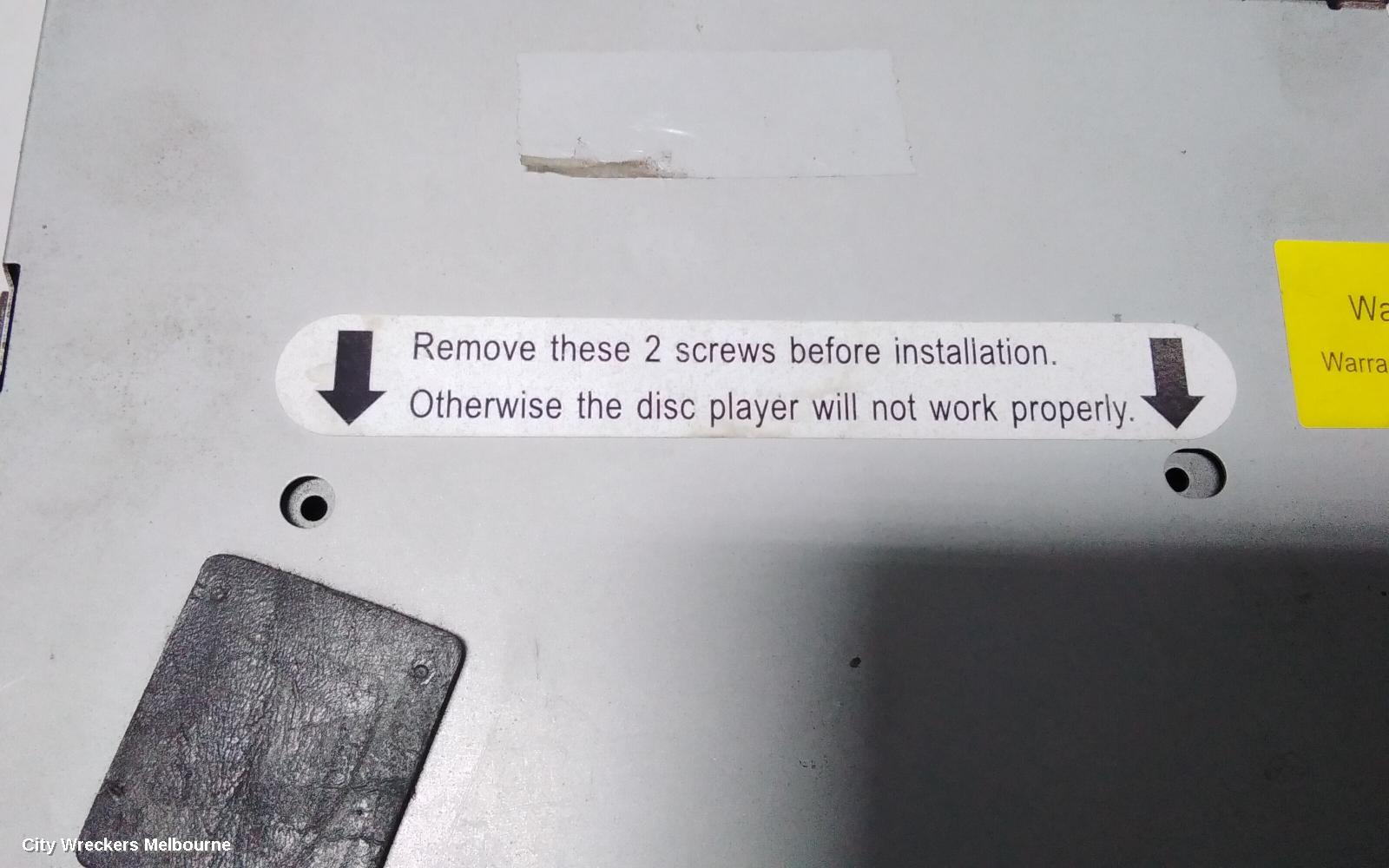 TOYOTA HIACE RADIO/CD/DVD/SAT/TV, AFTERMARKET, TRH/KDH, 03/2005 - 04/2019
