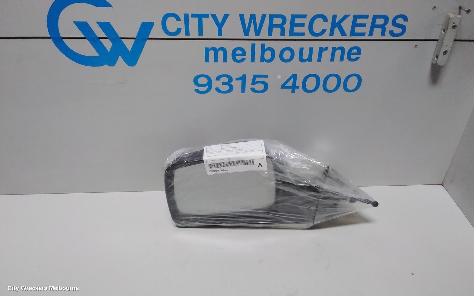 KIA PREGIO LEFT DOOR MIRROR, CT, MANUAL, SQUARE TYPE, 07/2004 - 01/2006