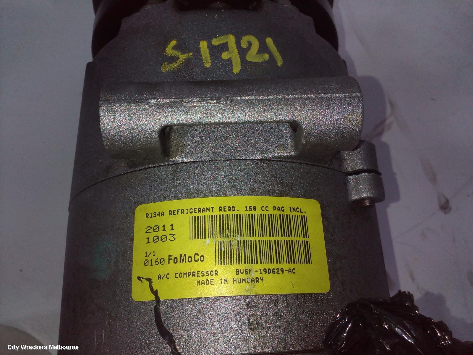 FORD FOCUS A/C COMPRESSOR, LW, 1.6, PETROL, AUTO T/M, 05/2011 - 08/2015