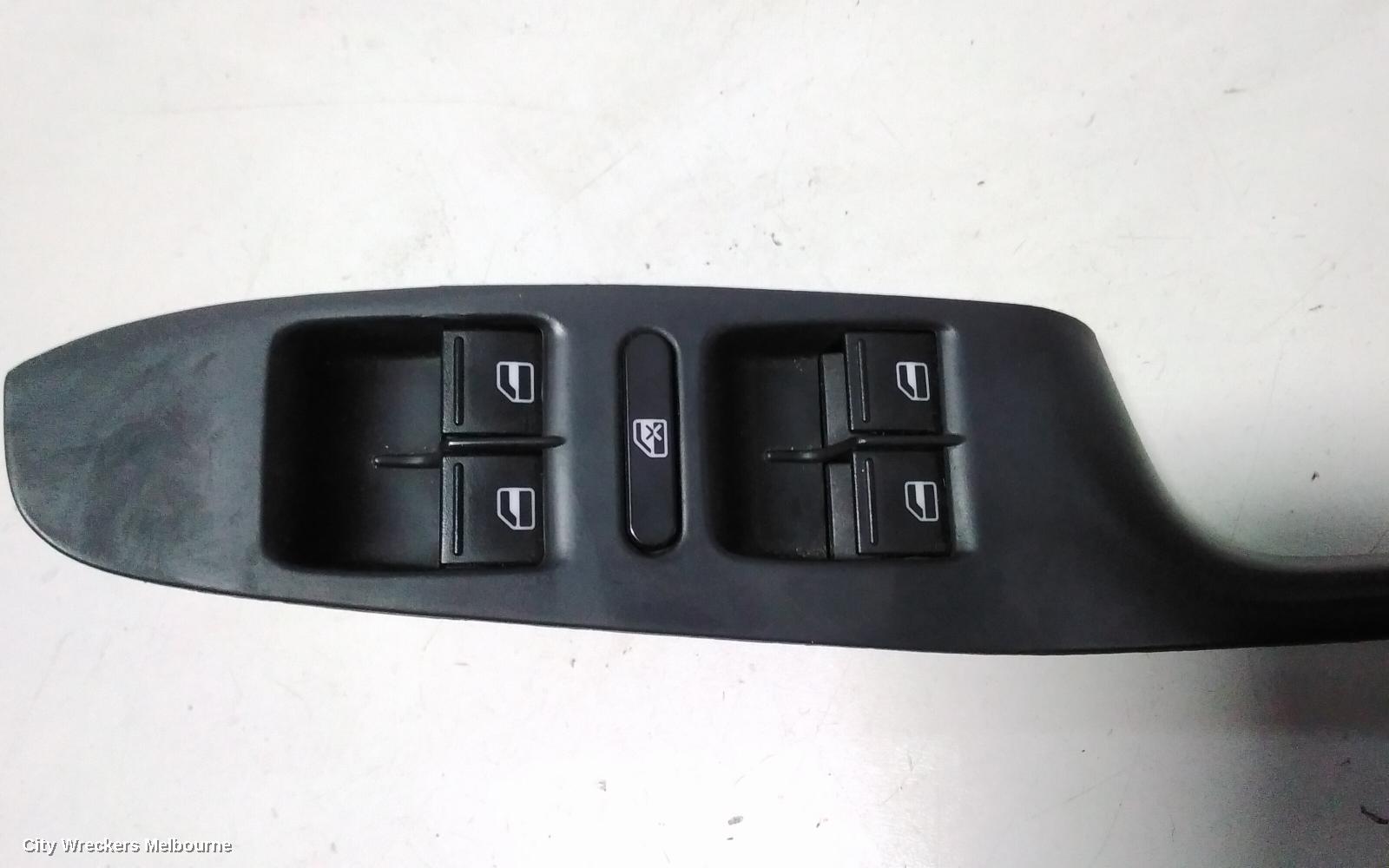 VOLKSWAGEN JETTA PWR DR WIND SWITCH, RH FRONT (MASTER SWITCH), 1B, 02/2011 - 12/2017