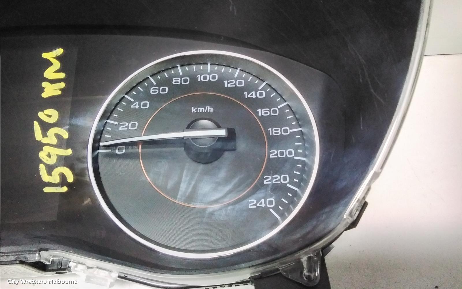 SUBARU XV INSTRUMENT CLUSTER, G5X, INSTRUMENT CLUSTER, 03/2017 - 06/2023