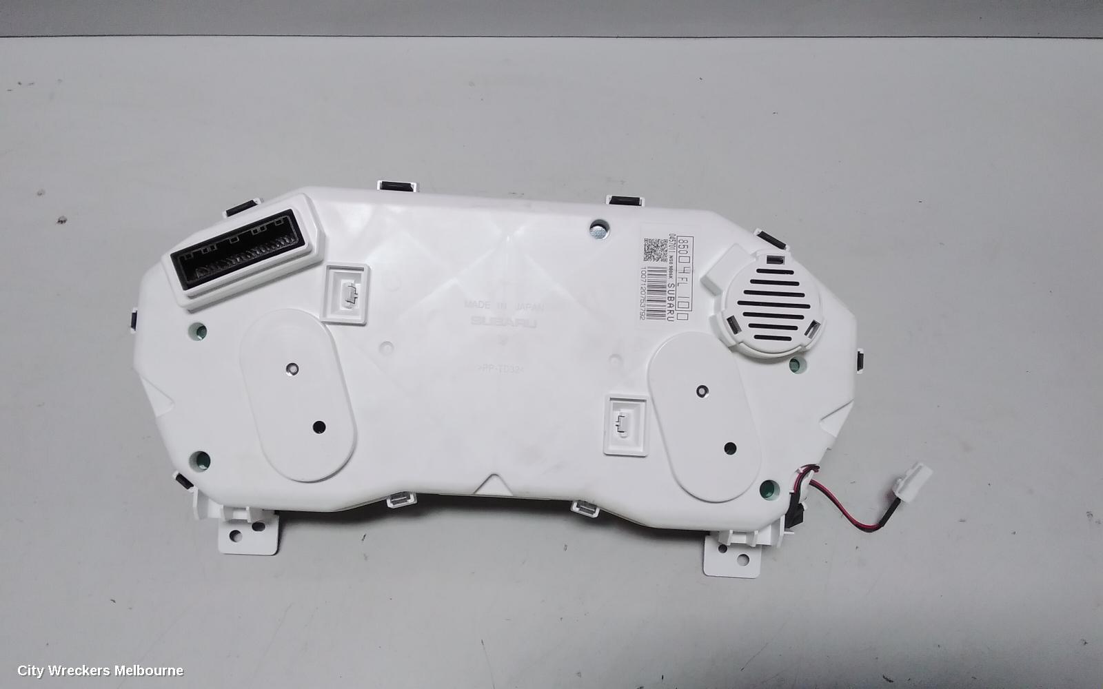 SUBARU XV INSTRUMENT CLUSTER, G5X, INSTRUMENT CLUSTER, 03/2017 - 06/2023