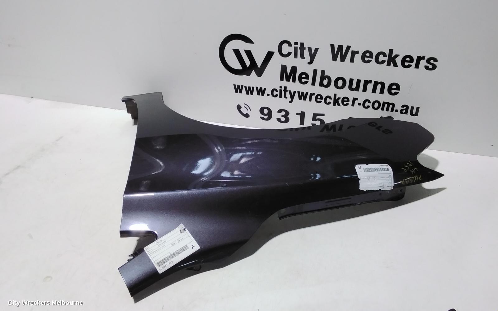 NISSAN PULSAR LEFT GUARD, B17, SEDAN, 12/2012 - 12/2017
