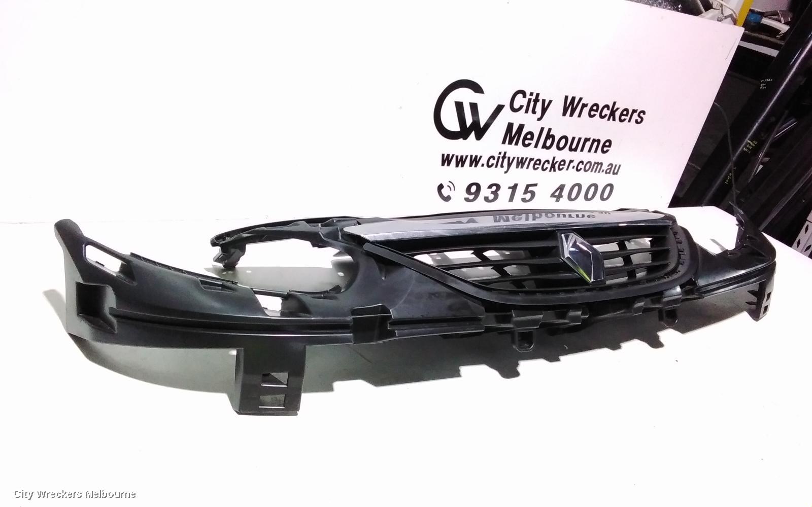 RENAULT FLUENCE GRILLE, RADIATOR GRILLE, X38, 09/2010 - 08/2013