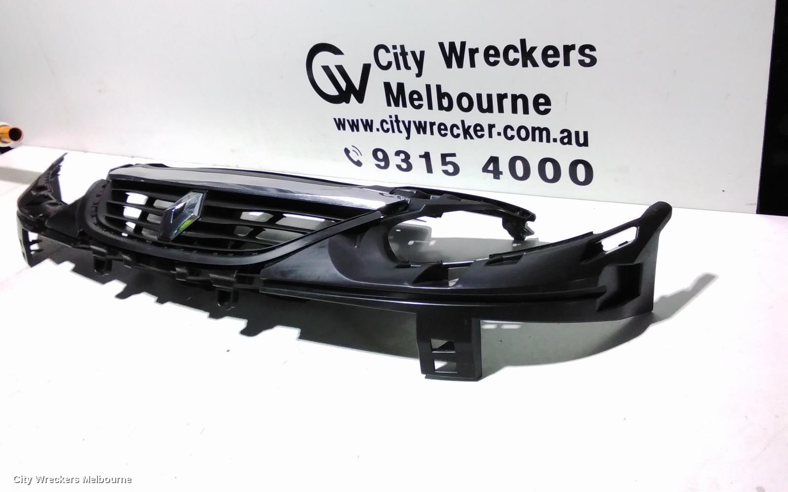 RENAULT FLUENCE GRILLE, RADIATOR GRILLE, X38, 09/2010 - 08/2013