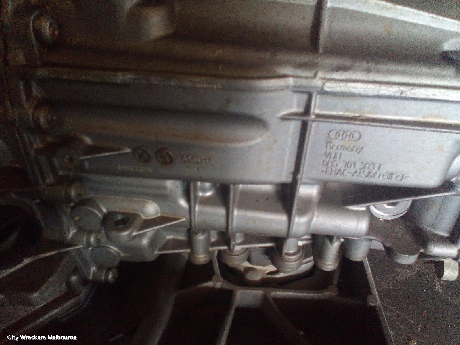 AUDI Q5 TRANS/GEARBOX, AUTO, PETROL, 2.0, TURBO, 8R, MNN CODE, 03/2009 - 11/2012