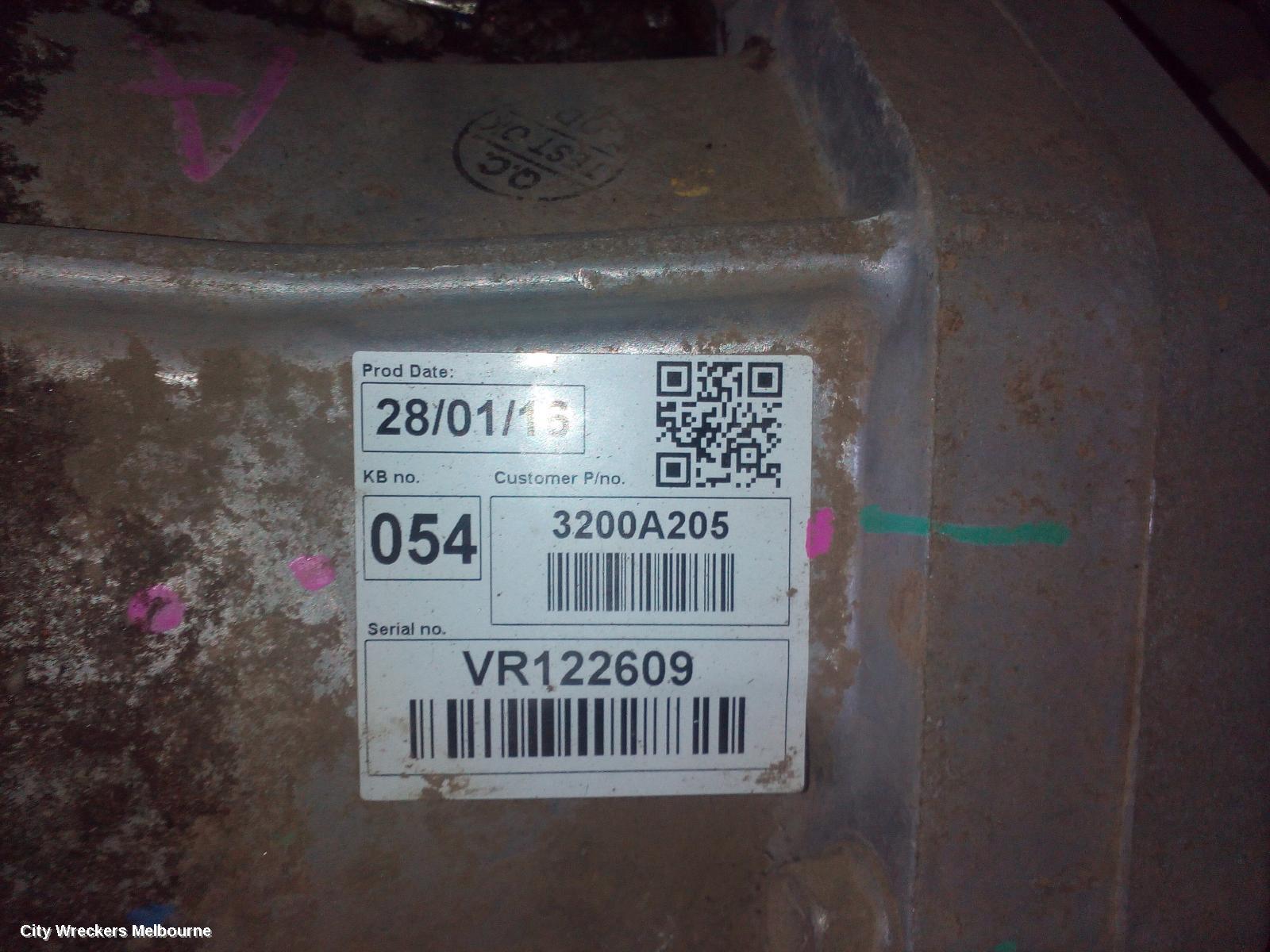 MITSUBISHI TRITON TRANS/GEARBOX, AUTO, 4WD, DIESEL, 2.4, 4N15, TURBO, 5 SPEED, W/ TRANSFER CASE, EASY SELECT TYPE, MQ, 04/2015 - 10/2018