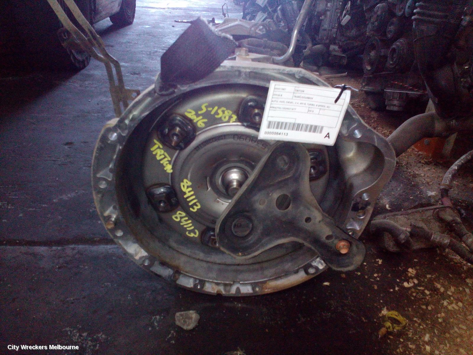 MITSUBISHI TRITON TRANS/GEARBOX, AUTO, 4WD, DIESEL, 2.4, 4N15, TURBO, 5 SPEED, W/ TRANSFER CASE, EASY SELECT TYPE, MQ, 04/2015 - 10/2018