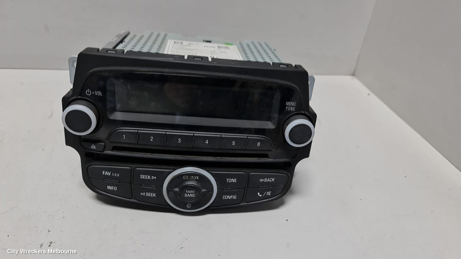 HOLDEN BARINA RADIO/CD/DVD/SAT/TV, RADIO/CASSETTE, SPARK, MJ (VIN KL3MF...), 10/2010 - 06/2015