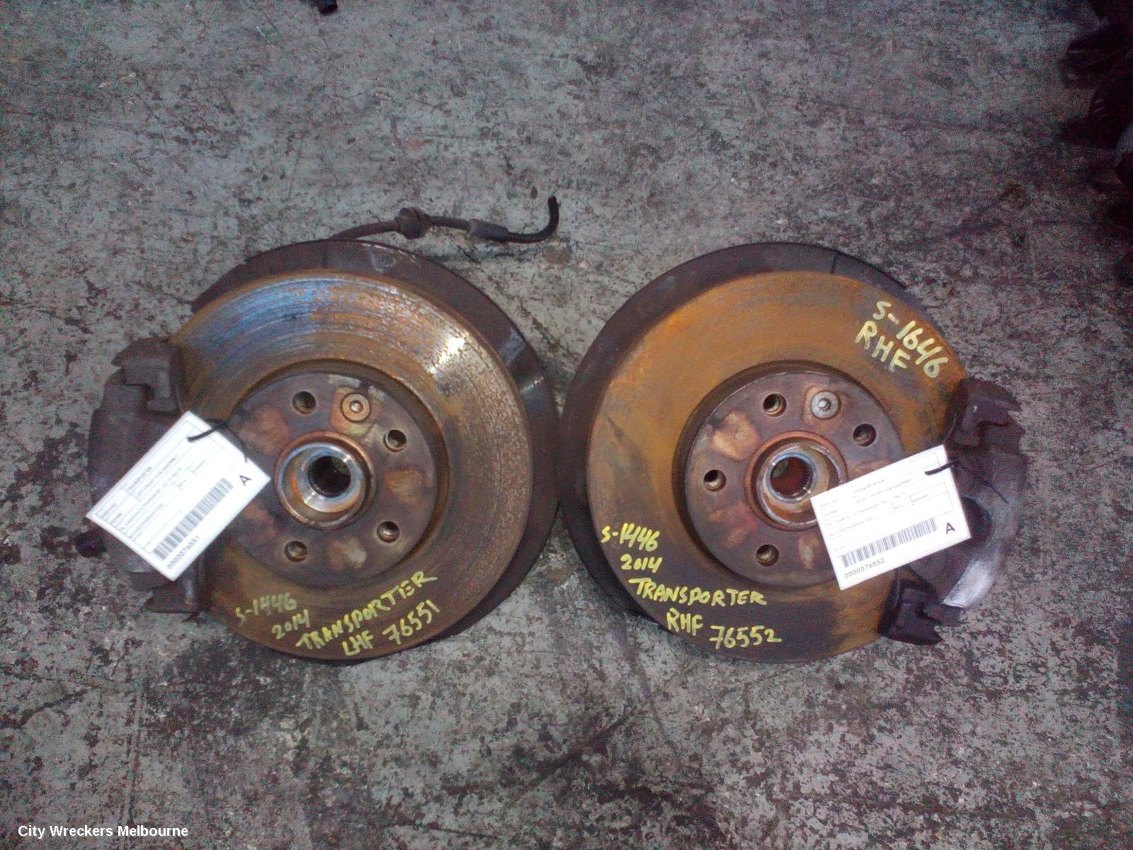 VOLKSWAGEN TRANSPORTER LEFT FRONT HUB ASSEMBLY, T5, CARAVELLE/TRANSPORT, 03/2010 - 06/2015