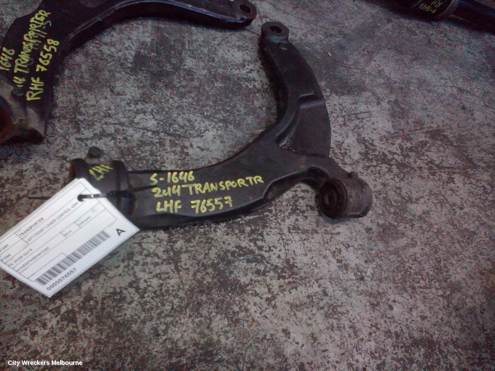 VOLKSWAGEN TRANSPORTER LEFT FRONT LOWER CONTROL ARM, T5, 09/2009 - 06/2015