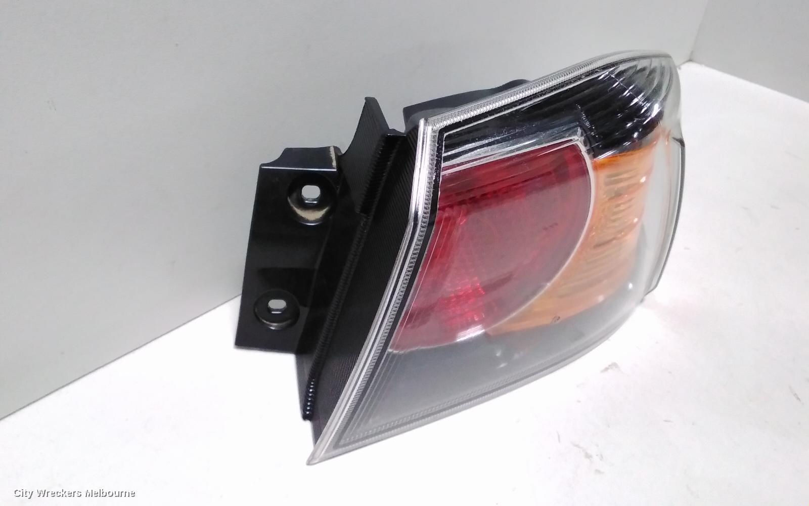 MITSUBISHI LANCER RIGHT TAILLIGHT, CJ-CF, SEDAN, BLACK INSERT TYPE, 09/2008 - 12/2017