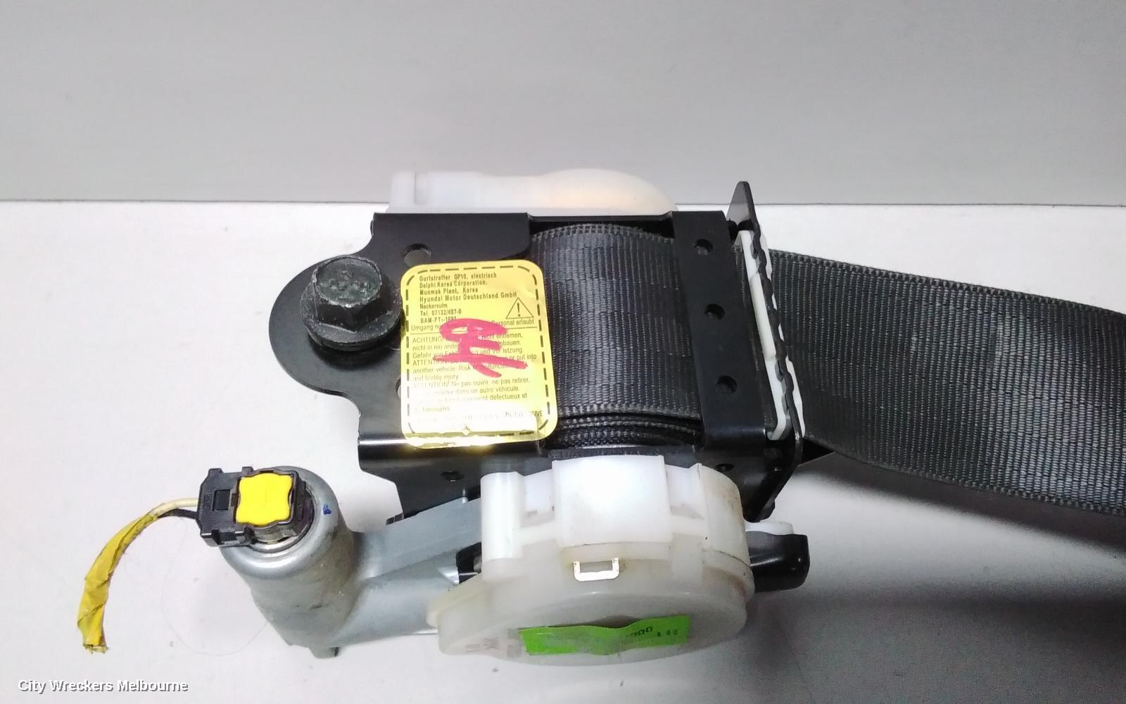 HYUNDAI ILOAD/IMAX SEATBELT/STALK, LH FRONT, SEAT BELT ONLY, TQ, 11/2007 ONWARDS