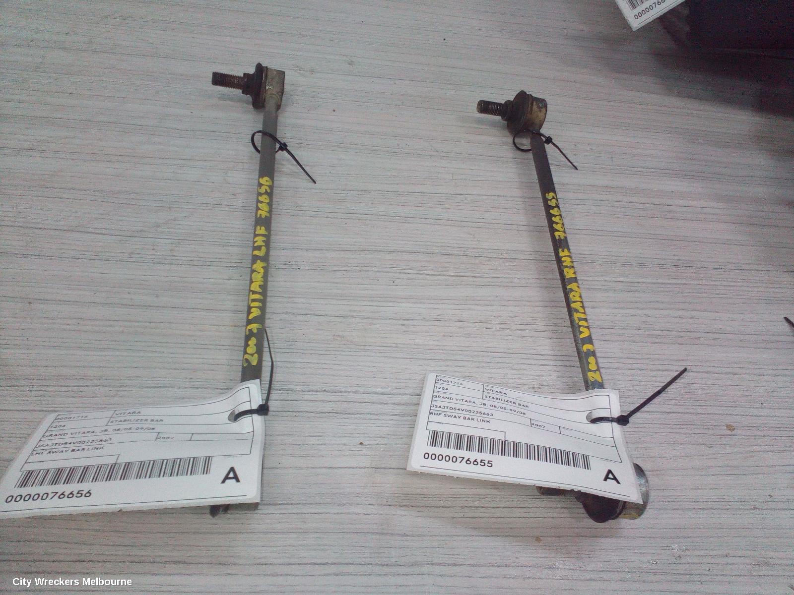 SUZUKI VITARA STABILISER BAR, GRAND VITARA, JB, 08/2005 - 09/2008