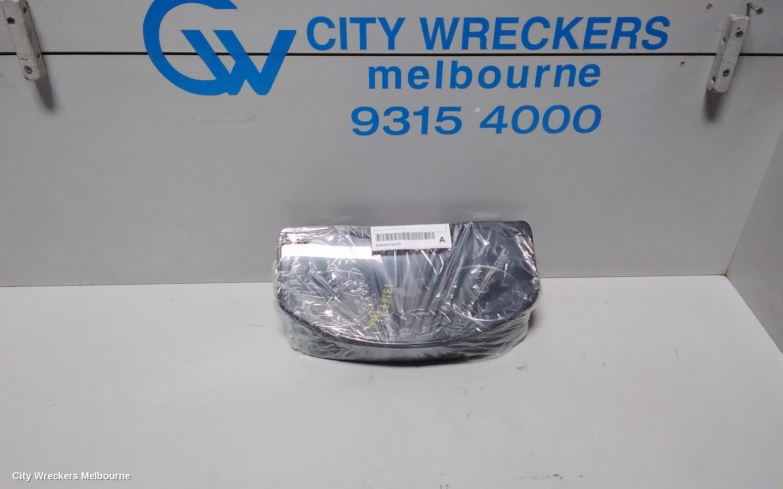 VOLKSWAGEN JETTA INSTRUMENT CLUSTER, PETROL, SPEEDO IS UP TO 240, 1KM, 02/2006 - 07/2011