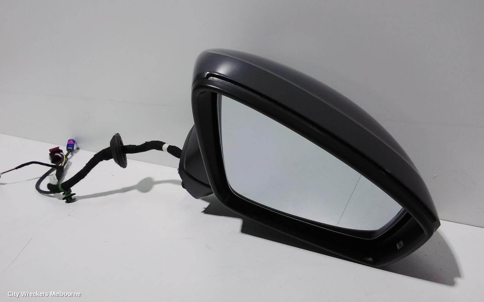 VOLKSWAGEN TIGUAN RIGHT DOOR MIRROR, 5NA, POWER FOLD, W/ SIDE ASSIST & CAMERA TYPE (6XQ/KA6), 06/2016 ONWARDS