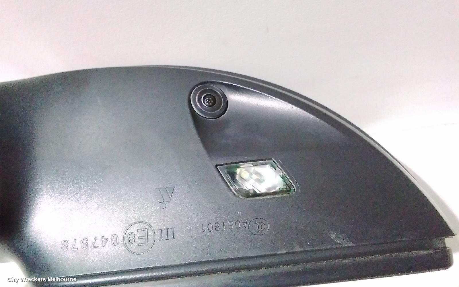VOLKSWAGEN TIGUAN LEFT DOOR MIRROR, 5NA, POWER FOLD, W/ SIDE ASSIST & CAMERA TYPE (6XQ/KA6), 06/2016 - 02/2021