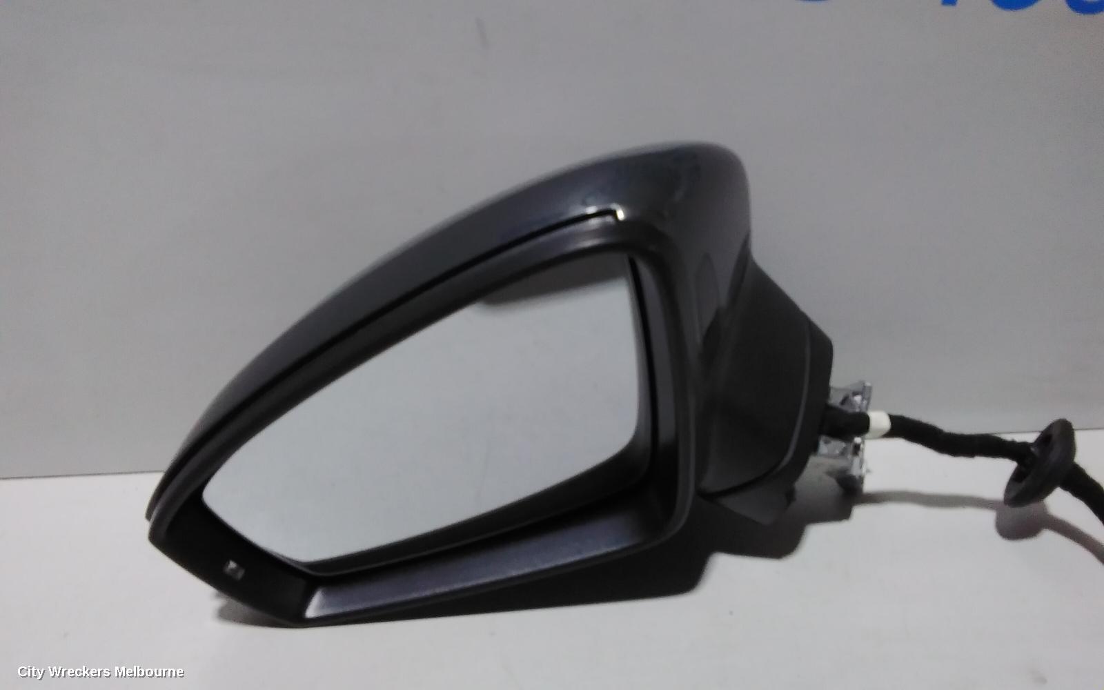 VOLKSWAGEN TIGUAN LEFT DOOR MIRROR, 5NA, POWER FOLD, W/ SIDE ASSIST & CAMERA TYPE (6XQ/KA6), 06/2016 - 02/2021
