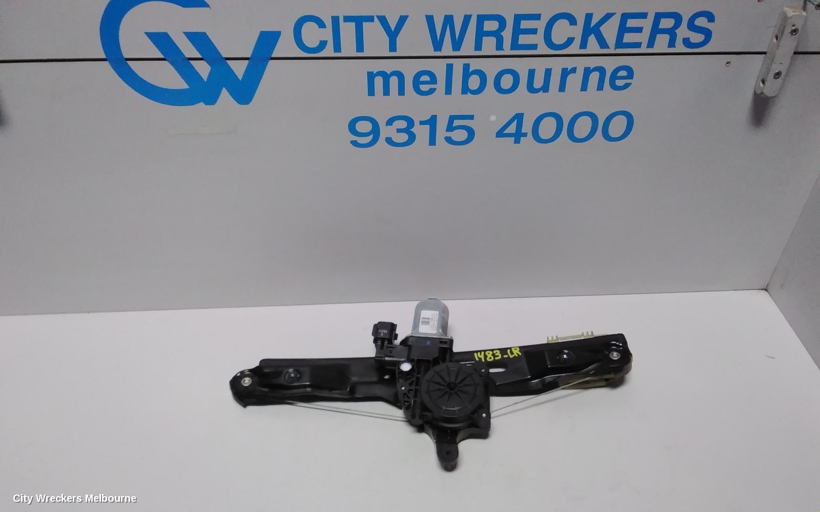 FORD FOCUS LEFT REAR WND REG/MOTOR, LW, VIN MPB, 06/2012 - 08/2015