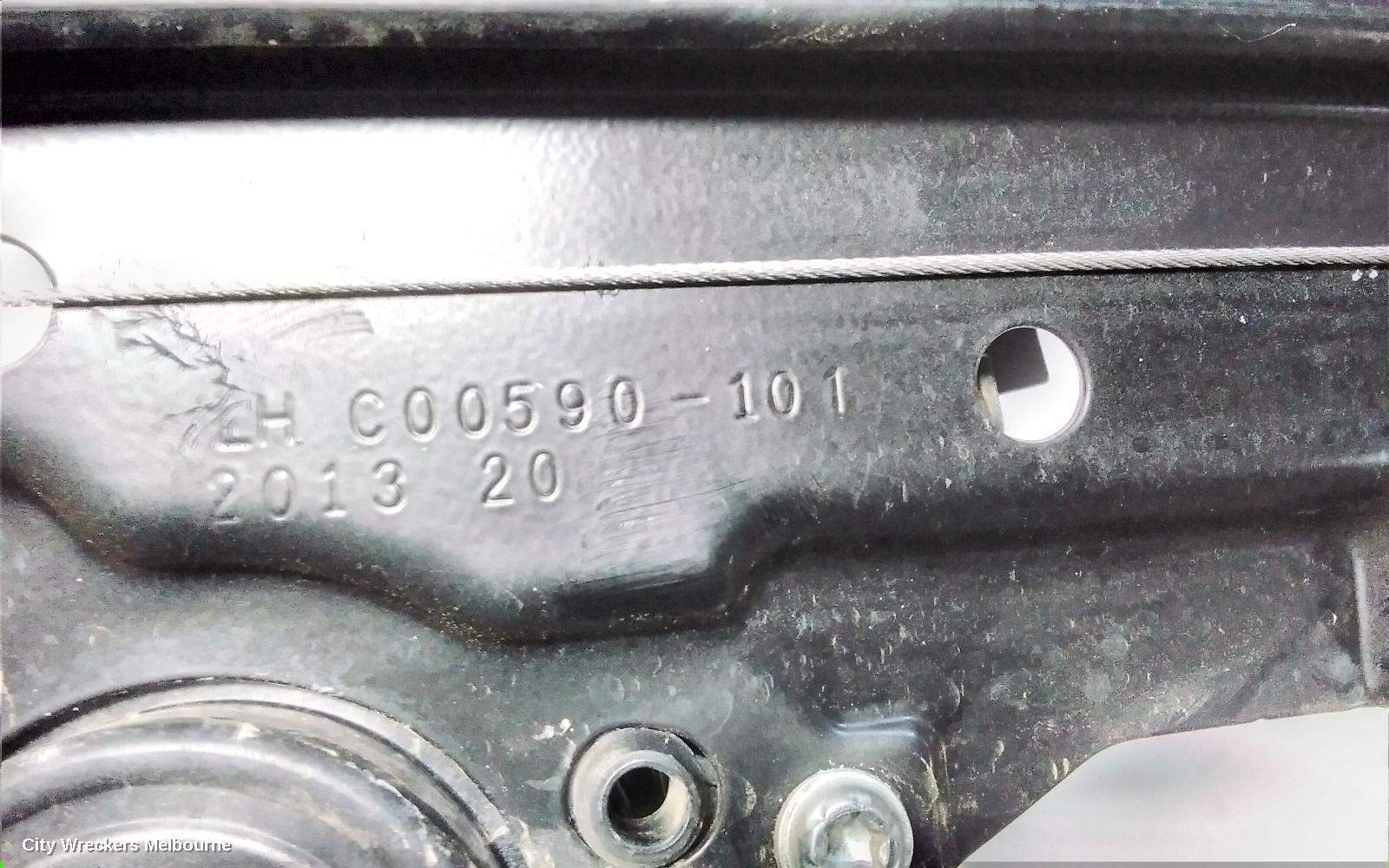 FORD FOCUS LEFT REAR WND REG/MOTOR, LW, VIN MPB, 06/2012 - 08/2015